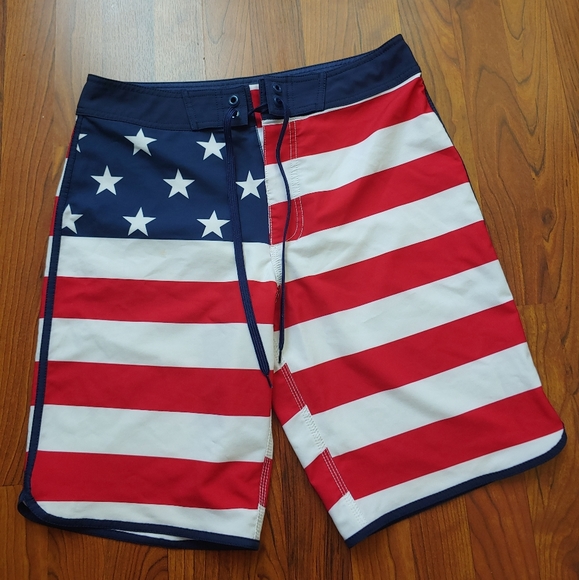 Mens Flag of The United States Board Shorts Swim Trunks Mens Flag of The United States Board Shorts Swim Trunks